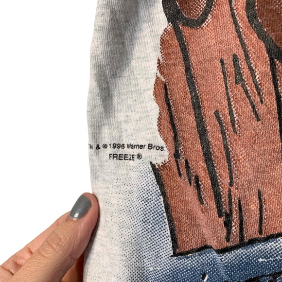 VINTAGE | ‘96 Single Stitch Totally Bad‎ Taz Tee - Sz Medium - Picture 3 of 9